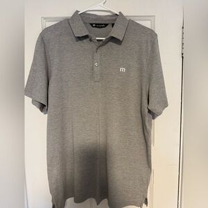 Men's Travis Mathew Grey Polo Shirt Size L